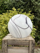 Zijlstra Tiel Lampe à poser en verre Zebra Swirl