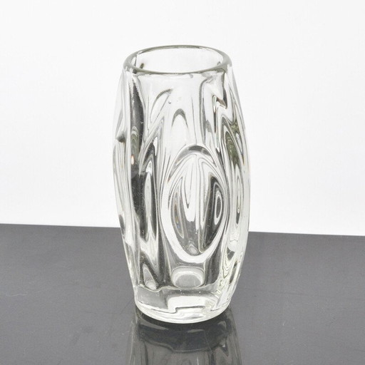Vase vintage de R. Schrötter pour Sklo Union Rosice, Tchécoslovaquie 1950