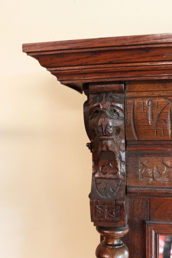 Image 1 of Miroir En Chêne, Style Renaissance, Xxème. 