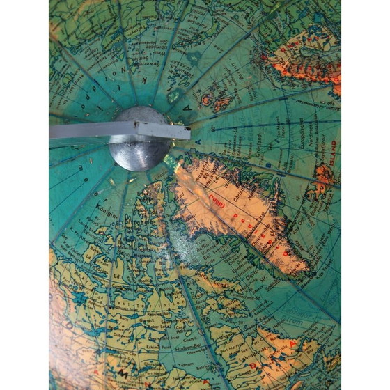 Image 1 of Globe en verre illuminé du Mid Century, années 1960