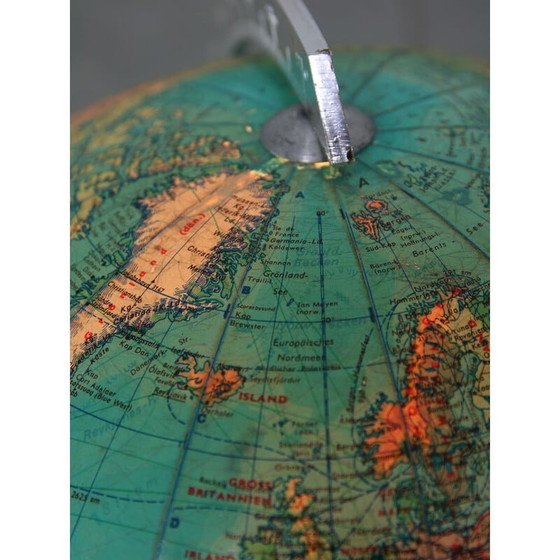 Image 1 of Globe en verre illuminé du Mid Century, années 1960