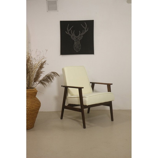 Fauteuil en bois vintage 300-190n par Henryk Lis, 1970