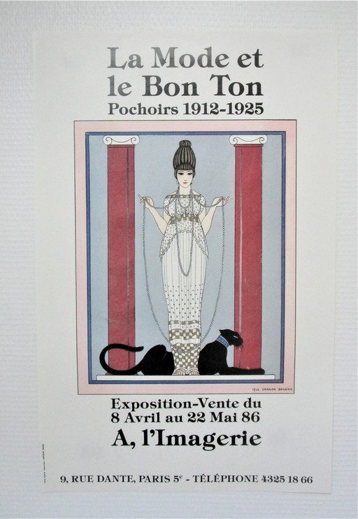 Affiche Le Bon Ton Affiche Originale Exposition Années 80