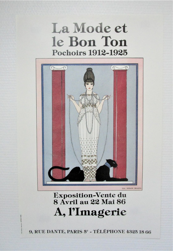 Image 1 of Affiche Le Bon Ton Affiche Originale Exposition Années 80