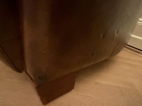 Image 1 of 2 superbes fauteuils Aviator en cuir ancien