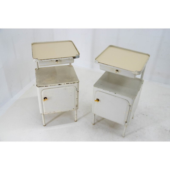 Image 1 of Paire de tables de nuit vintage, années 1920