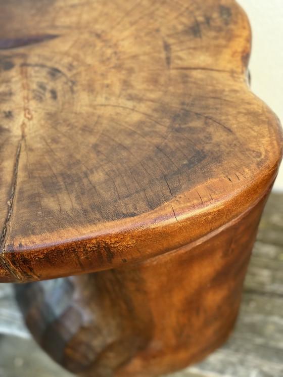 Image 1 of Chaise à main Bouddha en bois sur mesure