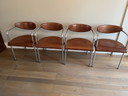 4X Chaises de salle à manger Arco Vintage Design A Merckx