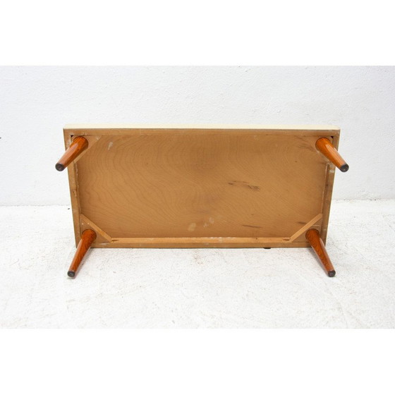 Image 1 of Ensemble de 3 présentoirs à fleurs vintage en bois, Tchécoslovaquie, années 1970