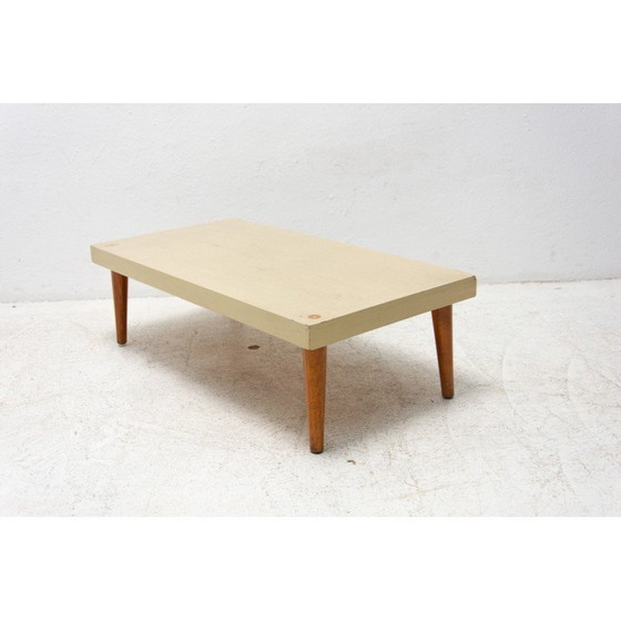 Image 1 of Ensemble de 3 présentoirs à fleurs vintage en bois, Tchécoslovaquie, années 1970