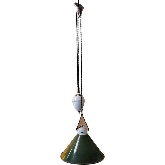 Image 1 of Lampe suspendue vintage "rise and fall"