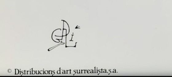 Image 1 of Salvador Dalí : "Vue de face d'un géant anamorphosé".