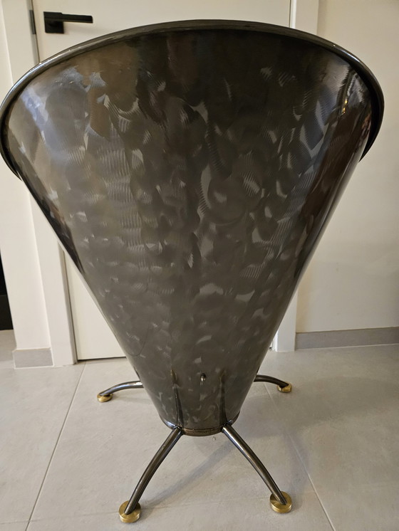 Image 1 of Chaise française vintage au design post-moderne des années 1980