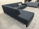 Gelderland 6511 Canapé d'angle tissu bleu 293X240