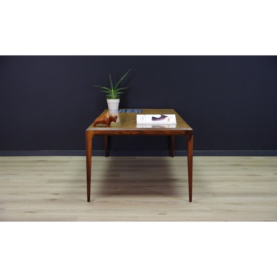 Image 1 of Banc en bois de rose, design danois, années 1960, designer : Johannes Andersen, fabricant : C.F.C. Silkeborg