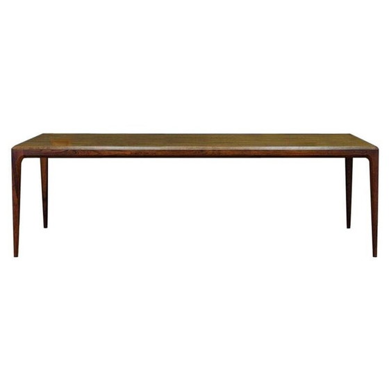 Image 1 of Banc en bois de rose, design danois, années 1960, designer : Johannes Andersen, fabricant : C.F.C. Silkeborg