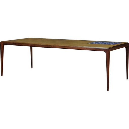 Banc en bois de rose, design danois, années 1960, designer : Johannes Andersen, fabricant : C.F.C. Silkeborg