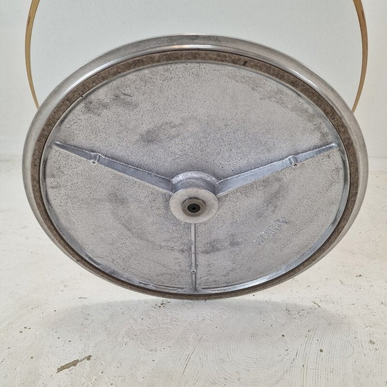 Image 1 of Table basse vintage "Circle" en bois et métal par Pierre Paulin pour Artifort, 1960