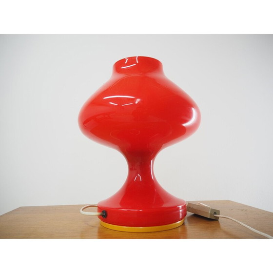 Image 1 of Lampe de table vintage en verre par Stepan Tabery, Tchécoslovaquie 1970