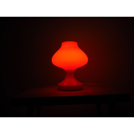 Image 1 of Lampe de table vintage en verre par Stepan Tabery, Tchécoslovaquie 1970
