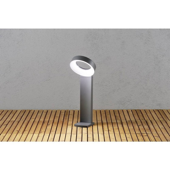 Image 1 of 2x Konstsmide Asti Pedestal Outdoor Lamp And Wall Light Anthracite