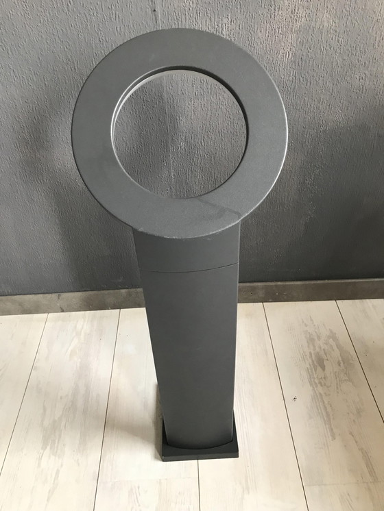 Image 1 of 2x Konstsmide Asti Pedestal Outdoor Lamp And Wall Light Anthracite