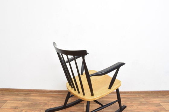 Image 1 of Fauteuil à bascule suédois Mid Century, années 1960.