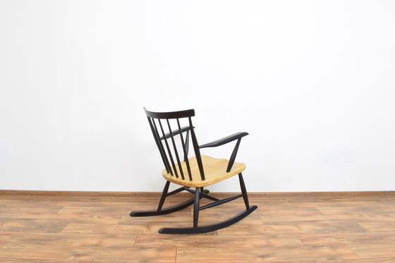 Image 1 of Fauteuil à bascule suédois Mid Century, années 1960.