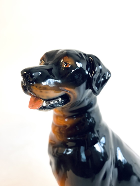 Image 1 of Rottweiler en céramique, Italie, années 60