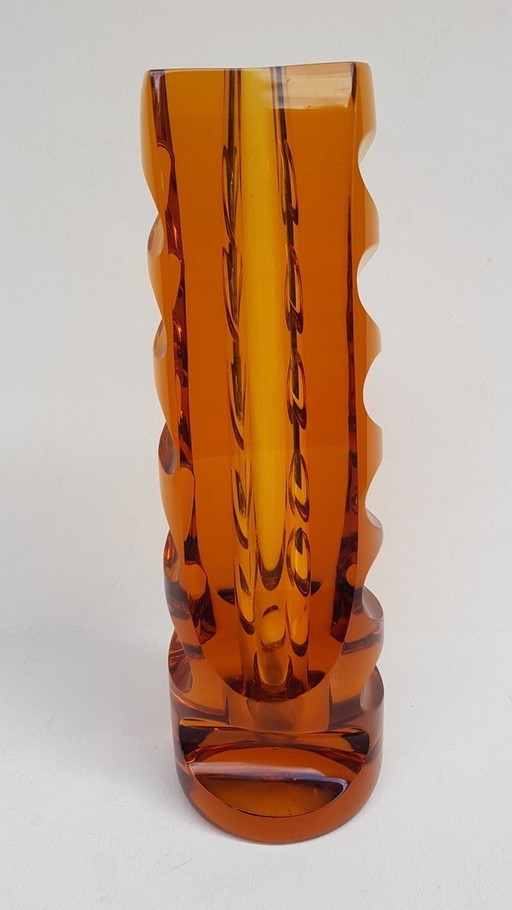 Vase tchèque par Lipski pour Exbor, 1960S