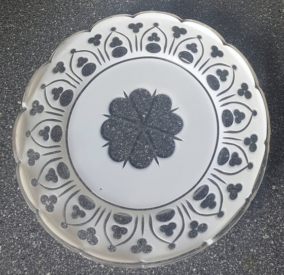 Image 1 of 2X plaque de verre avec couvercle