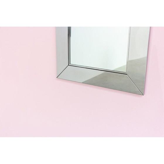 Image 1 of Miroir chromé vintage par Cidue, Italie 1970