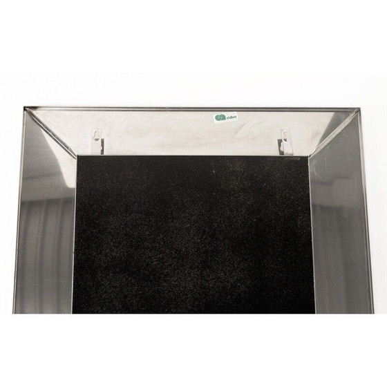 Image 1 of Miroir chromé vintage par Cidue, Italie 1970