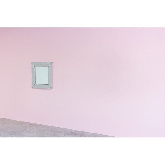 Image 1 of Miroir chromé vintage par Cidue, Italie 1970