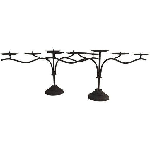 Chandelier vintage en fonte