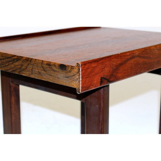 Image 1 of Table d'appoint vintage en bois de rose par Torbjörn Afdal pour le fabricant norvégien bRuksbo 1960