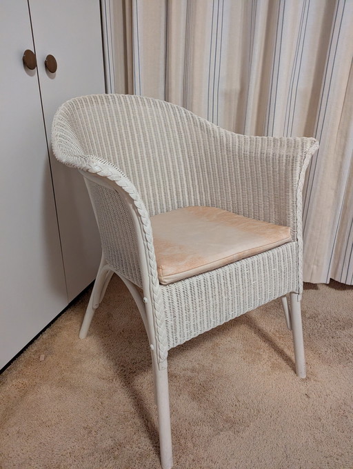 Chaise en rotin vintage