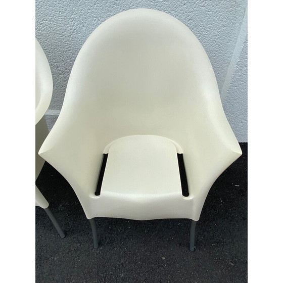 Image 1 of Paire de fauteuils vintage Lord Yo en aluminium et polypropylène par Philippe Starck pour Driade, 1990