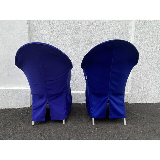 Image 1 of Paire de fauteuils vintage Lord Yo en aluminium et polypropylène par Philippe Starck pour Driade, 1990
