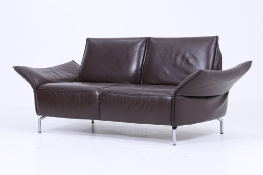 Koinor Designer Sofa - Canapé en cuir Koinor Vanda E 2 - 2,5 places Marron Foncé