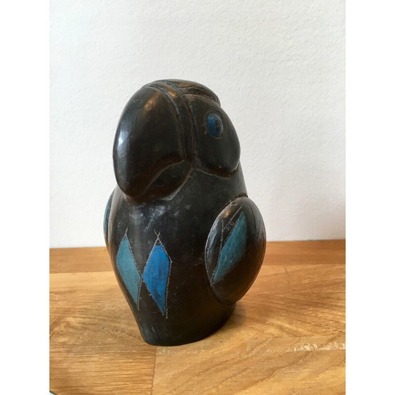 Image 1 of Oiseau toucan en céramique vintage