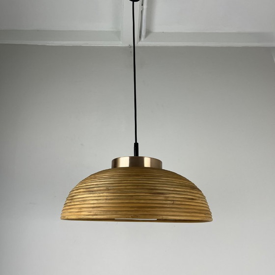 Image 1 of Lampe suspendue 'Pencil Reed' - Doria Leuchten | 1970