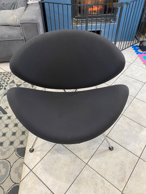 Image 1 of Fauteuil Orange Slice 437 De Pierre Paulin Pour Artifort Gris 1980