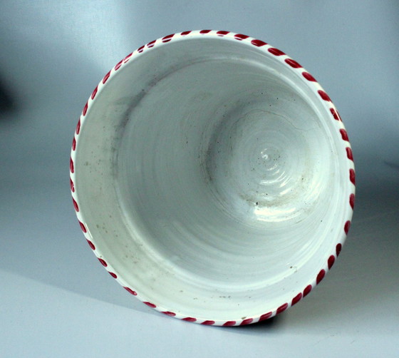 Image 1 of Grand pot de fleurs Cache-pot Céramique Made In Italy - Fait main - Vintage