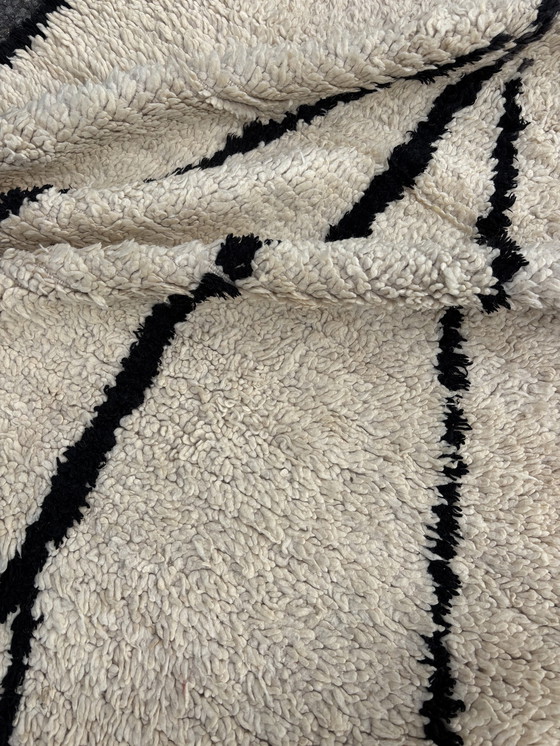 Image 1 of Tapis marocain vintage Beni Ouarain 110X200 Cm