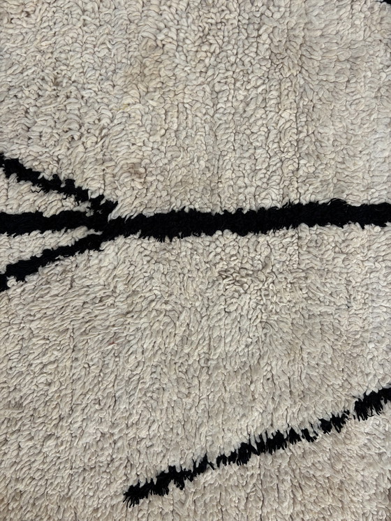 Image 1 of Tapis marocain vintage Beni Ouarain 110X200 Cm