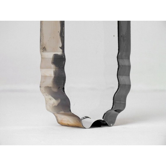 Image 1 of Bougeoir vintage Ottaviani en argent 925 et cristal, Italie 1980