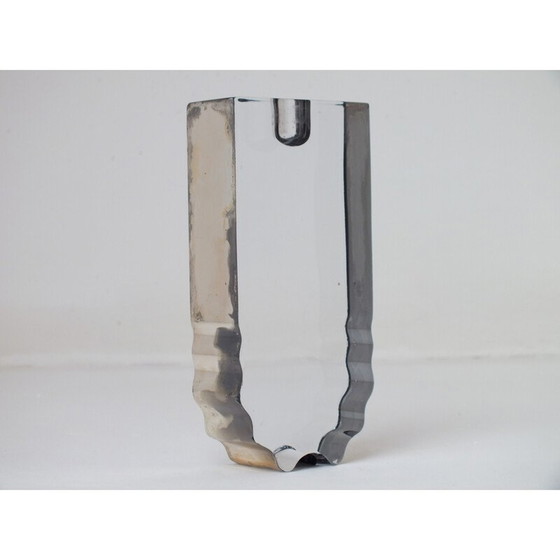 Image 1 of Bougeoir vintage Ottaviani en argent 925 et cristal, Italie 1980