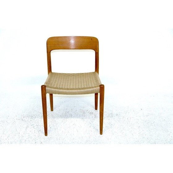 Image 1 of Chaise vintage "model 75" par Niels o Møller pour Jl Møller, 1960