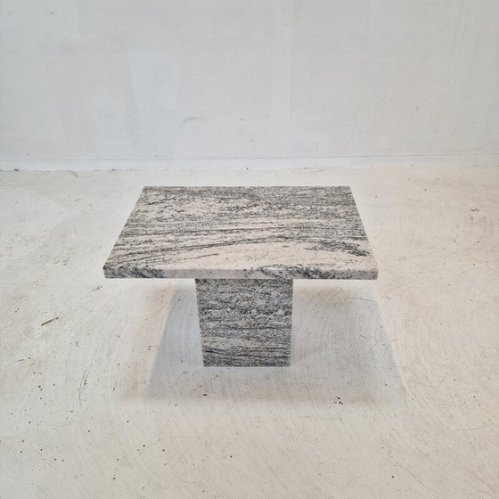 Image 1 of Table basse vintage italienne en granit, années 1980